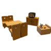Set Muebles de Madera