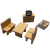 Set Muebles de Madera
